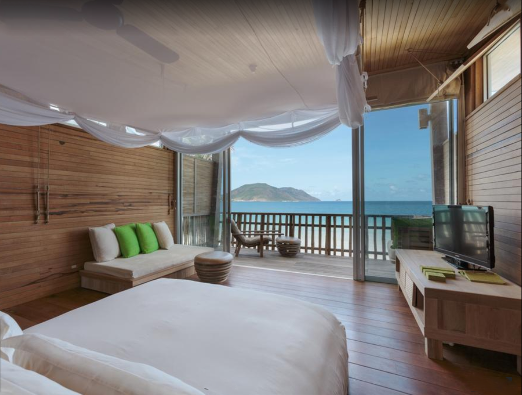 Phòng nghỉ hướng biển ở Six Sense Côn Đảo Resort